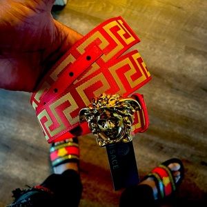 first line la medusa la greca web belt